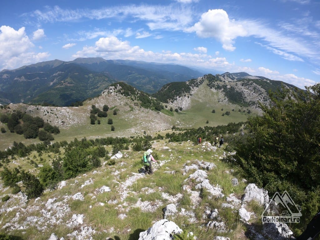 Crovul Medved, în vale