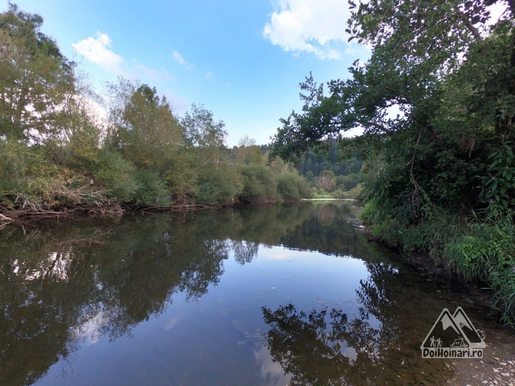 Dunărea cu 1km înainte de sifon