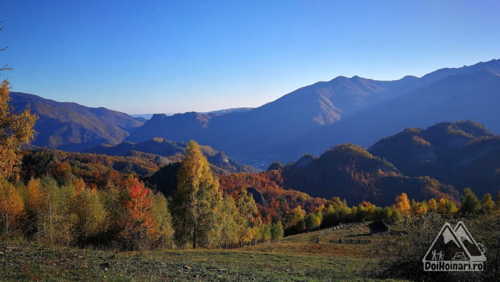 Vedere spre valea Oltului, din Poiana Suliței