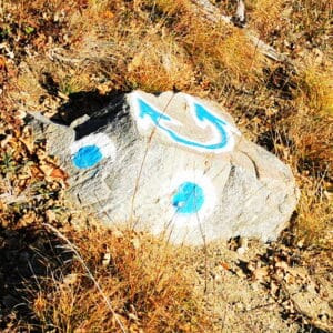 Capăt de traseu pe vf. Doabra