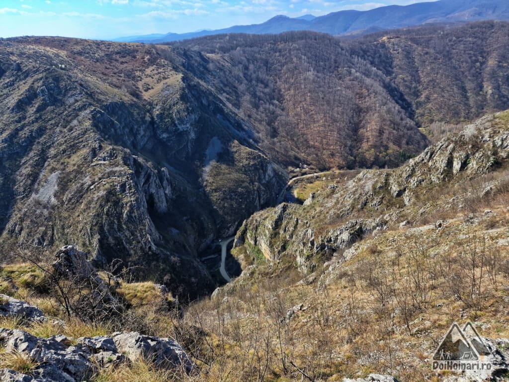 Cheile Sohodolului văzute de la Inelul Doamnei